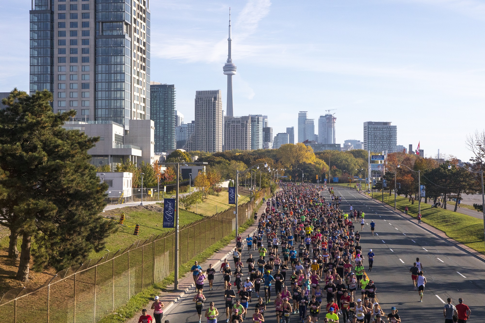 Course Aerial 3 Toronto Waterfront Marathon
